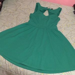 Material Girl Green Cocktail Dress